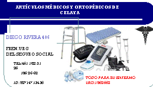 Artículos médicos y ortopédicos Celaya 1 articulos medicos y ortopedicos celaya