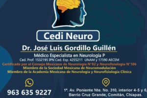 Cedi Neuro, Consultorio Neurológico del Dr. José Luis Gordillo Guillén Comitan Chiapas