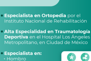 Dr. César Ernesto Millán Osuna, Ortopedista