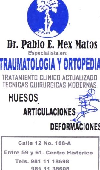 Dr. Pablo E. Mex Matos 1 dr pablo e mex matos